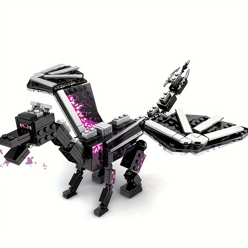 Black Pixel Dragon Building Set