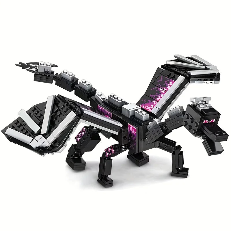Black Pixel Dragon Building Set
