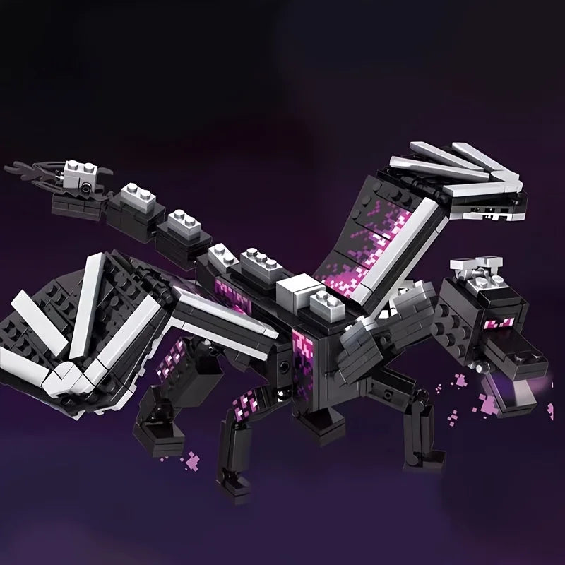 Black Pixel Dragon Building Set